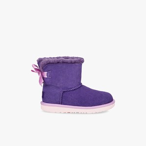 Ugg Mini Bailey Bow II Kids Classic Boots Purple (7038FADTZ)